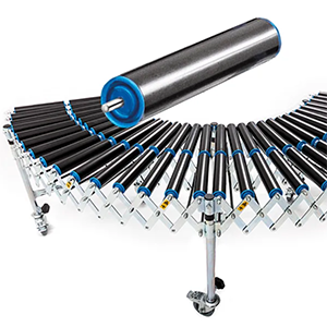 Conveyors Flexible conveyor belts with conveyor belt roller